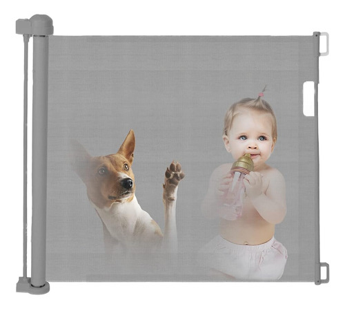 Petstar 72  Puerta Retráctil Para Bebés De Ancho, Puerta De 