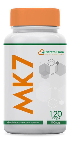 Vitamina K2 (mk-7) 100mcg 120 Cápsulas Sabor Neutro