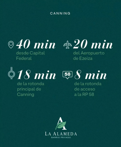 Venta Lote Barrio Privado La Alameda, Etapa 3.