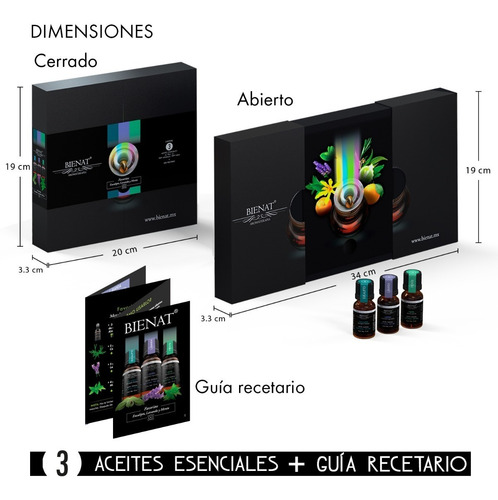 Kit De 3 Aceites Esenciales - Favoritos