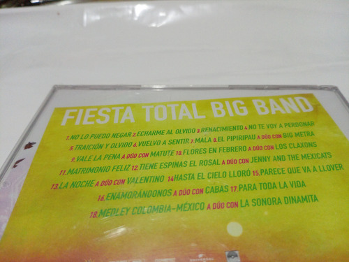 Cd Grupo Cañaveral Fiesta Total Big Band Los Claxons Mstute (Usado)