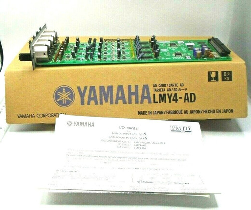 Yamaha Analog Input Card For Pw1d System Lmy4-ad Ad Nib  Aac