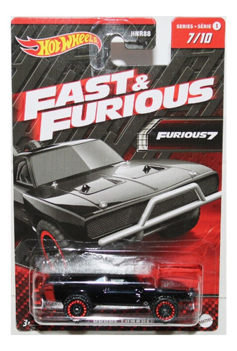 Hot Wheels Rapido Y Furioso 7 Dodge Charger 7/10 