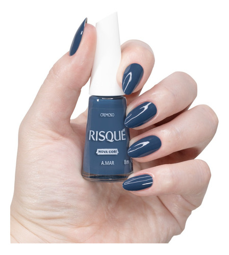 Esmalte de unhas com listras cremosas Color Amar Creamy