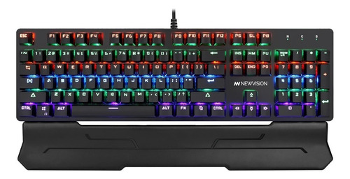 Teclado Gamer Mecanico Pc Newvision Usb Led Gaming Ps4 Xbox