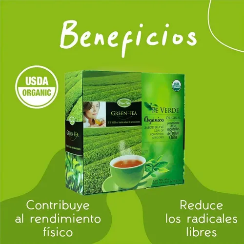 Té Verde Orgánico De Alta Montaña Zen Tea Con 200 Sobres
