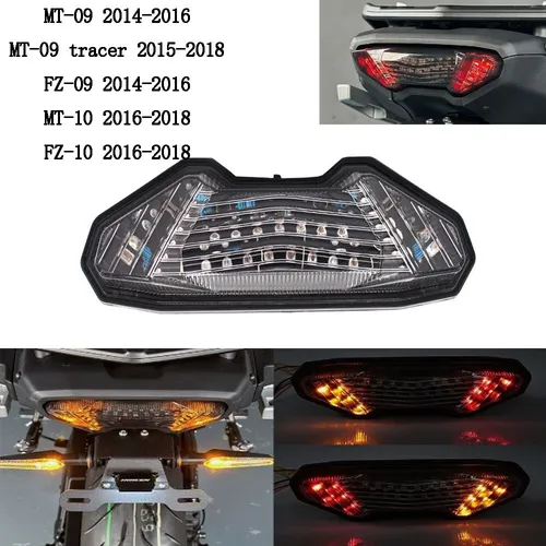 Luz Trasera De Freno Led Para Yamaha Mt-09/10 Fz-09/10
