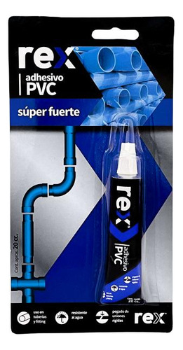 Adhesivo Pvc - 20cc - Rex30325