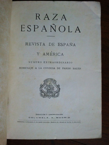 Imagen 2 de 3 de Raza Española Año Iii - Número 30 - Junio 1921