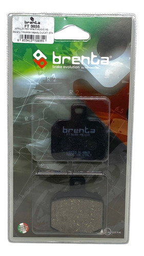 Pastilla Freno Brenta Ft 3035 Benelli Trk 502 Motoshop16