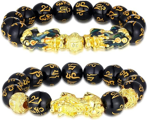 2 Pulseras Pi Xiu Feng Shui Riqueza Pulsera