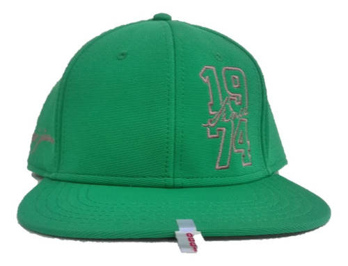 Gorra Original Oggi Estilo Plana Color Verde Ajustable Dkgo