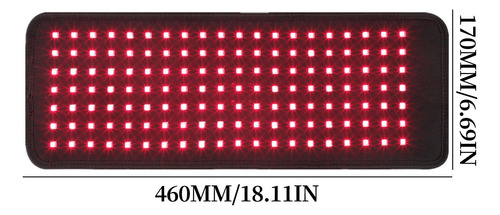 Cinturón De Masaje D 140 Lámparas De Cinturón Con Luz Roja I