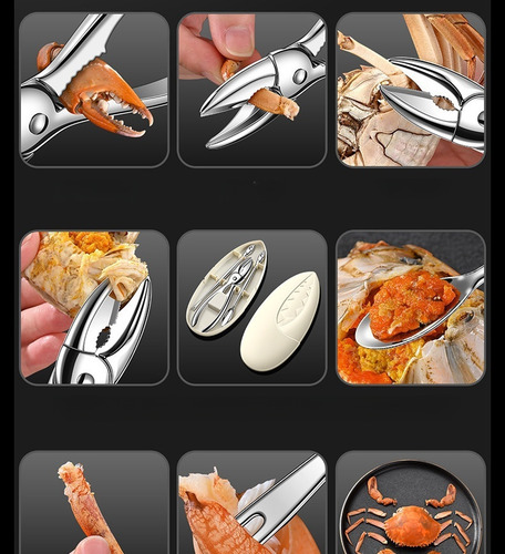 Herramientas Para Comer Cangrejos Juego De Tres Piezas