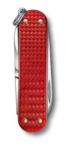 Imagen 5 de 6 de Cortapluma Suiza De Lujo Victorinox Alox Iconix Luxury Red 5