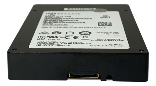 Ssd Servidor Lenovo 7.68tb 2.5 Sas 12g Thinksystem Gen 1 Gen 2 V2 V3 System X M5 Novo Prateado Novo Preto
