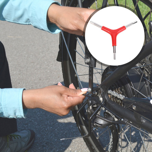 Llave De Reparación Portátil En Forma De Y Para Bicicleta De