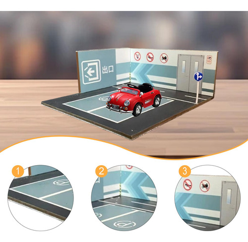 Estacionamiento A Escala 1:64, Construcción De Estilo B