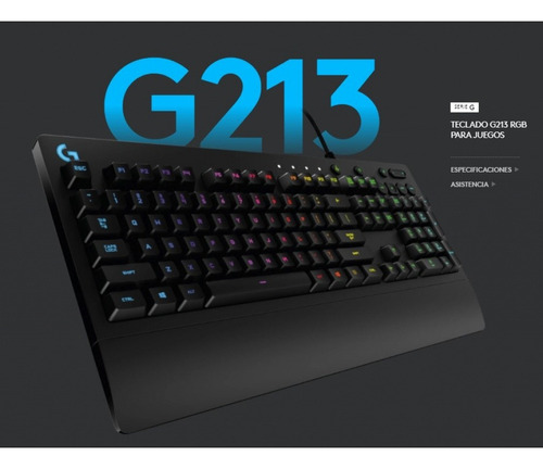 Teclado Logitech G213 Prodigy Gaming Keyboard 