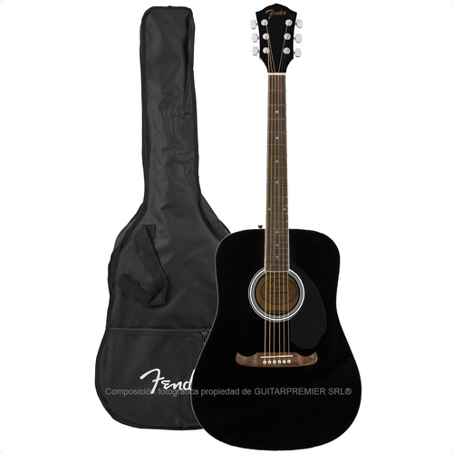 Guitarra Acustica Fender Fa-125 Original + Funda Negra