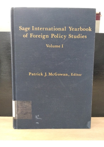 Sage International Yearbook Of Foreign Policy Studies Vol. 1
