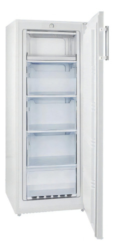 Freezer Vertical Ciclico 153lts Peabody Fv153b Reversible A+ Color Blanco