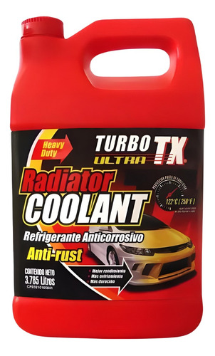 Refrigerante Rojo Turbo Tx Ultra 3.785 Lts.