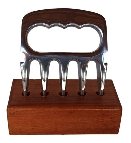 Garra De Urso Com Suporte Para Churrasco Alumínio Slupshop