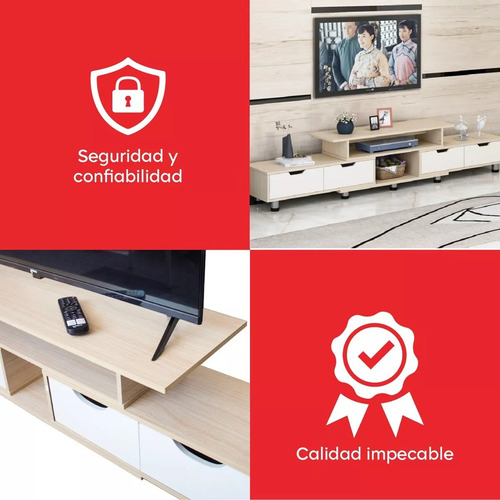 Mueble Mesa Para Tv Moderna Minimalista Resistente Ligero