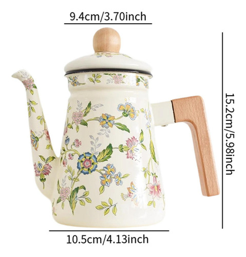 Tetera De Té Esmaltada, Tetera Para Estufa, Tetera