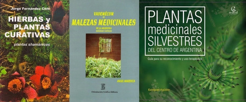 3 Libros De Hierbas Malezas Y Plantas Curativas Shamanicas