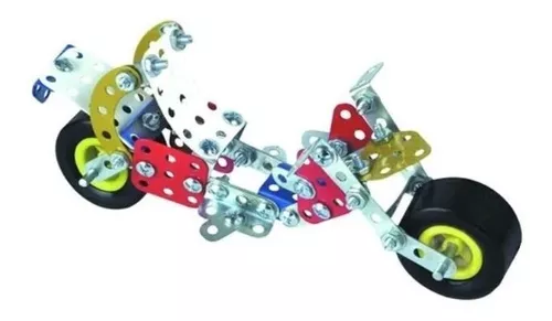 Juego De Construccion Metal Tipo Mecano Motocicleta