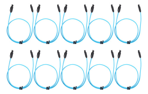 X Cable Serial Ata De 10 Piezas, Cable De Datos De Disco