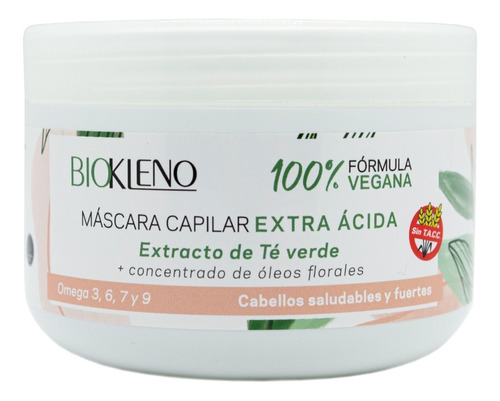 Bio Kleno Máscara Vegana Extra Acida Te Verde Sin Tacc 250ml