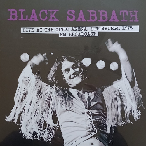 Black Sabbath Live At The Civic Arena Pittsburgh 1978 Vinil