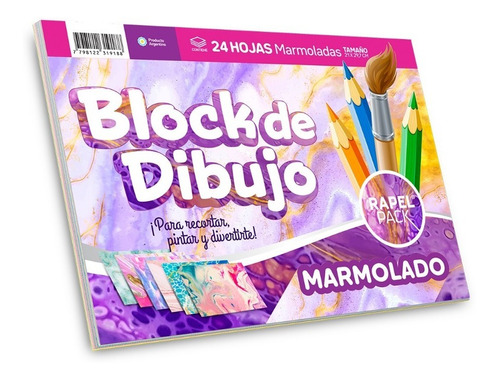 Block De Dibujo N° 5 Marmoladas X 24 H. Igneo 7210 Color Surtidas