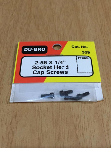 2-56x1/4 Socket Head Cap Screws Cat. 309 Du-bro 