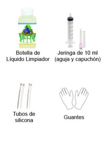 Imagen 3 de 8 de Limpia Cabezal Tinta Comestible+accesorios Aplicacion Leer