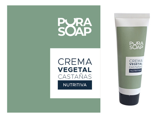 Crema Nutritiva Para Manos Castañas Pura Soap