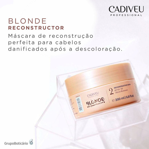 Cadiveu Blonde Reconstructor - Máscara Reconstrutora 200ml