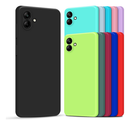 Capa Capinha Compatível Com Galaxy A04e Silicone Aveludado