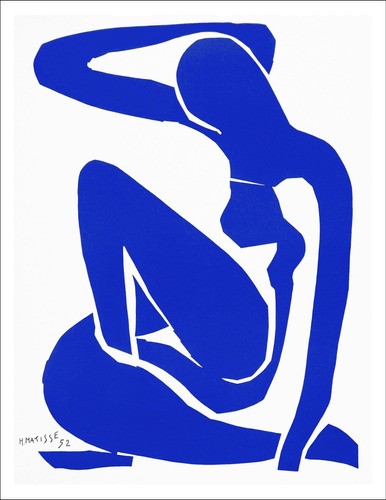 Lamina Fine Art Desnudo Azul Henri Matisse 25x35 Cm Myc Arte