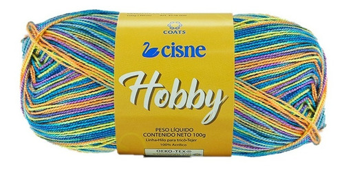 Lana Cisne Hobby Sedificado Multicolor Acrílico Ov X 100gr 