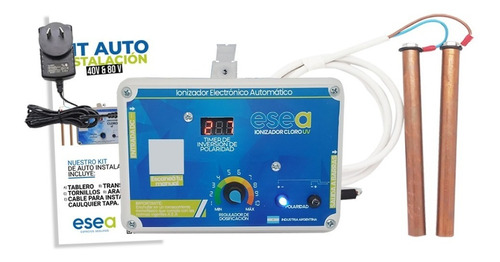 Ionizador Para Piscinas Y Piletas. Kit Autoinstalable 80v