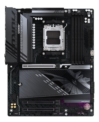 Placa Mãe Gigabyte B850 Aorus Elite Wifi7 Cor Preto