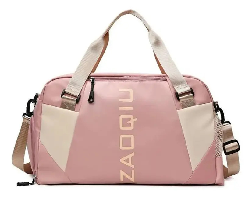Bolsa Mala De Mão 10kg Feminina De Bordo Viagem Grande Cor Rosa