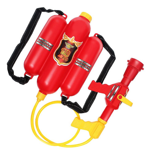 Pistola De Agua En Forma De Extintor De Fuego Plástico