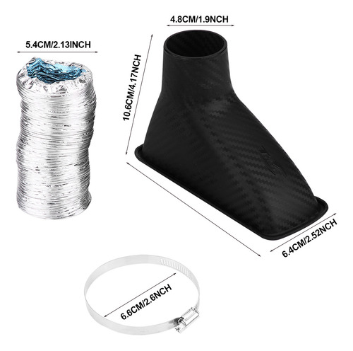 Turbo De Entrada De Aire Universal Modificado Para Parachoqu