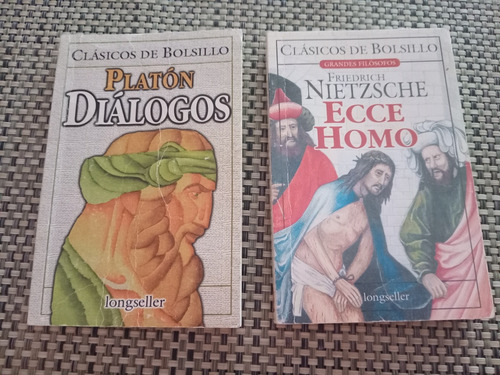 Combo 2 Libros : Ecce Homo F.nietzsche Y Platón Diálogos