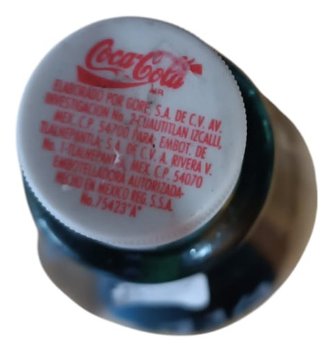 Envase De Vidrio Coca-cola 1lt 1/4 Coleccionable (Usado)